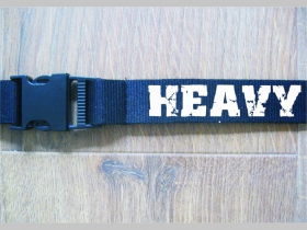 Heavy Metal textilná šnúrka na krk ( kľúče ) materiál 100% polyester